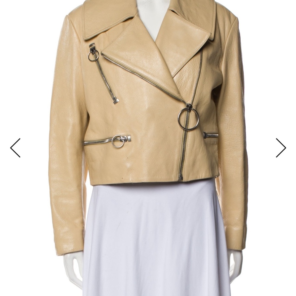 Tan Leather Women's Jacket